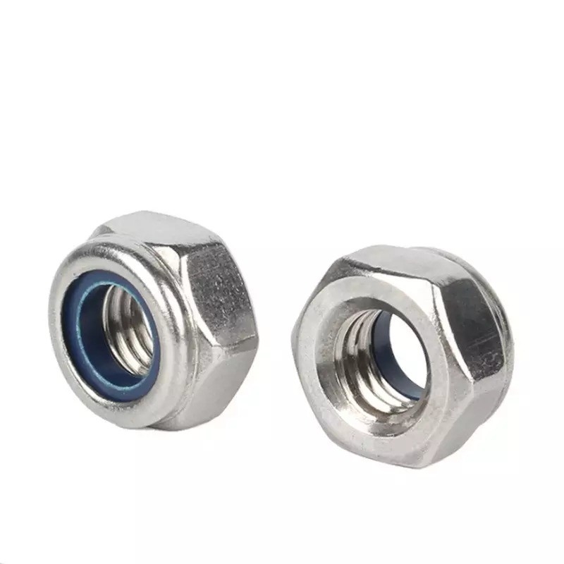 Carbon Steel Self-Locking Nut Bolt 3/8 5/16 1/4 10/32 Jam Nylon Lock Nuts from ANSI/ASME Standard for Durable Fastening