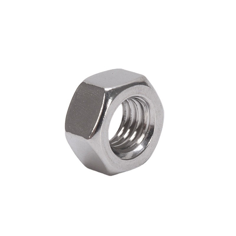 Direct Supply of Chrome Plated Finish DIN Standard 304 Stainless Steel Hex Nut for Automotive Industry