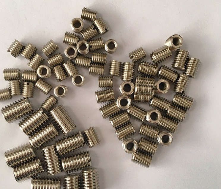 Metric Slotted Nut for Internal and External Tooth Thread Connection Transformation DIN Standard Black Oxide Finish