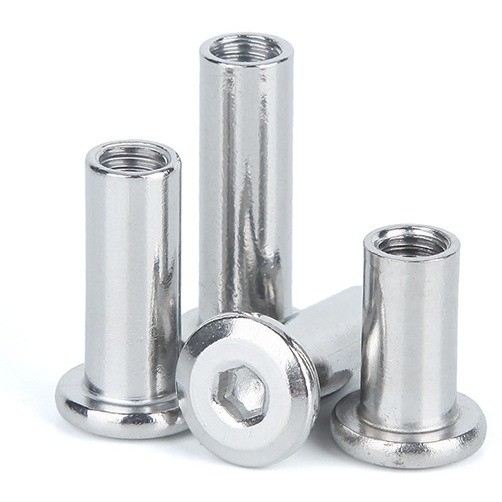 Galvanized Metric Stainless Steel Barrel Nut Binding Post Sleeve Hex Nut for Furniture Connector GB Standard Metric Measurement System