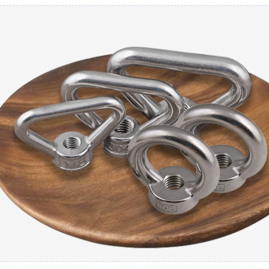 Passivation DIN Standard Stainless Steel Lifting Eye Bolts Eye Nut for Heavy Industry and Industrial Polish Applications