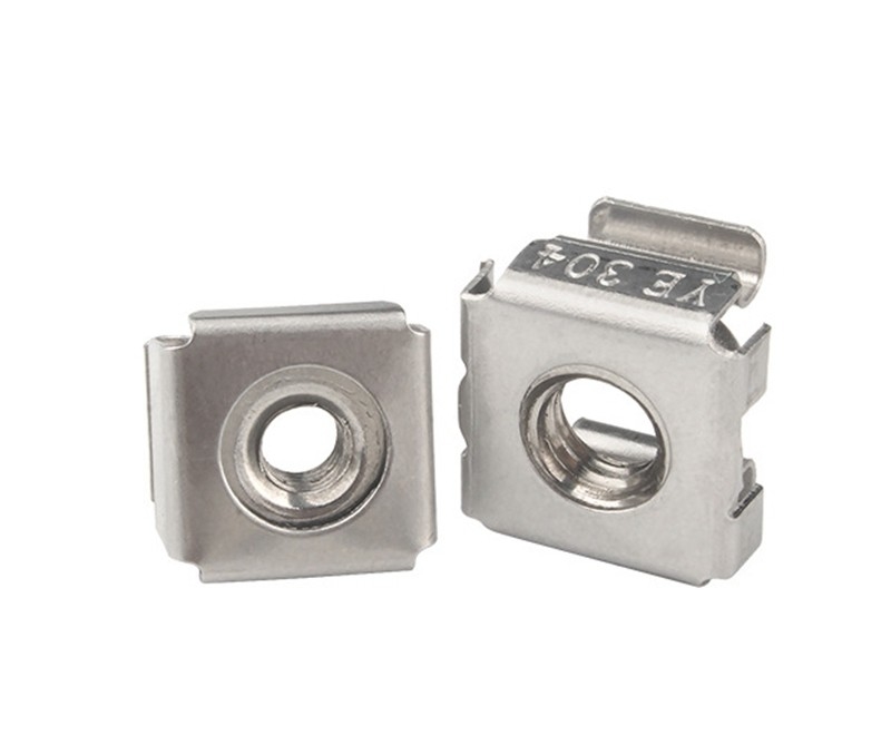 Metric Measurement System Customization 304 Stainless Steel M4 M6 M8 Cage Nuts for Square Nut and U Clip Nut Chrome Plated