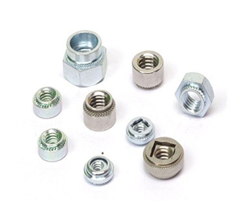 SS304 Blind Flash Floating Round Broaching Self Clinching Nuts JIS Standard Zinc Plated Finish for Metric Fastener Needs