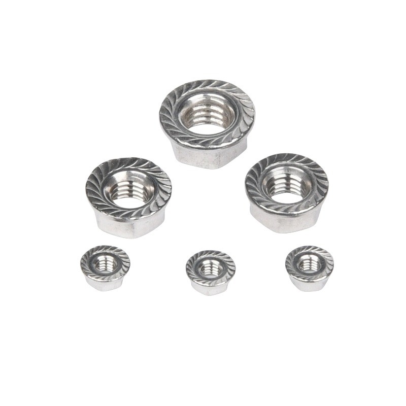 ZINC PLATED Finish JIS Standard Stainless Steel Hex Head Flange Nut DIN6923 with Imperial Measurement System