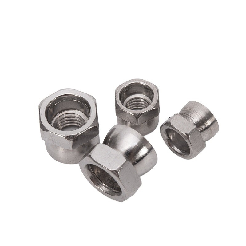 ISO Standard M6 M8 M10 Steel Security Shear Nut Stainless Steel 304 316 Break Away Nut Anti Theft Nut Finish ZINC PLATED